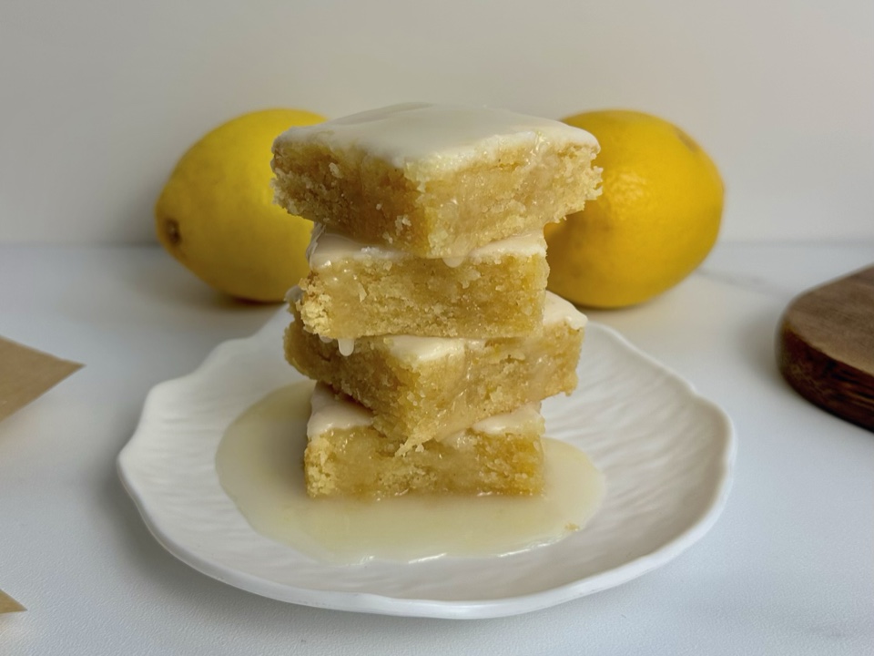 Fudgy Lemon Blondies